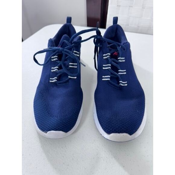 "FILA" Men's Athletic Sneakers, Navy, No Insole, Size 12, Washed, Prer-owned - Picture 3 of 12